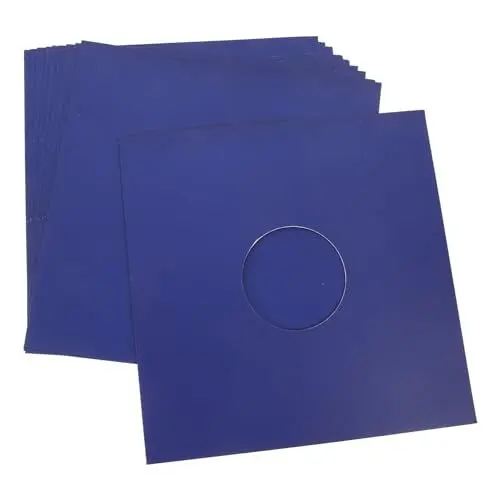 Produktbild: ibasenice 10st Schallplattenhülle Schallplattentaschen Zubehör Für Schallplatten Außenhüllen Für Schallplatten Cd-aufbewahrungstaschen Cover Von Vinyl-alben Albumcover Blue Kraftpapier
