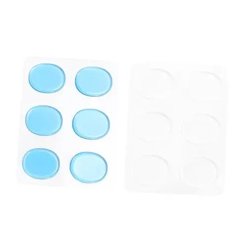 Produktbild: 12 StüCk Drum Mute Gels Silikon Trommel-DäMpfungspads Selbstklebende GeräUschreduzierung FüR Trommeln Und Becken in ZufäLligen Farben