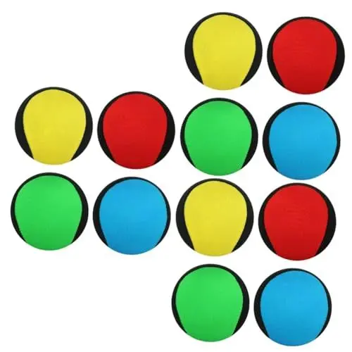 Produktbild: ibasenice 12 STK Wassersprungball Wasser springt Strandwasser Hüpfball Zahnkugeln Strandbälle Wasserspringen Spielzeug Schwimmbecken Strandball Bälle für den Strand