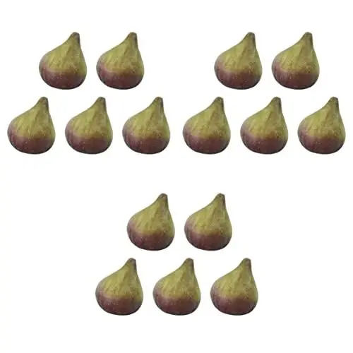 Produktbild: ibasenice 15 STK Feigenmodell Obst-Hintergrund Künstliche Früchte Geigenblatt-feigenbaum Dekoratives Künstliches Obst Essen Dekoration Spielzeug Haushalt Schaum Kind Simulationsdiagramm
