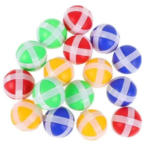 Produktbild: ibasenice 16St Kinder-Dart-Klebeball klebriges Fangspiel Dart-Spiel klebrige Bälle Dartscheibe klebrige Bälle klebrige Kugeln aus Kunststoff Dart klebrige Bälle klebrige Bälle werfen Plastik