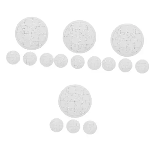 Produktbild: ibasenice 16 Blätter Malpuzzle für Kinder Leere Rätsel weiße Puzzle DIY Zeichnung Puzzle DIY Graffiti-Puzzle Spielzeug Leere Puzzles selber Machen DIY-Rohlinge- Papier