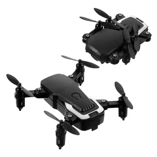 Produktbild: ibasenice 1Stk Faltbare Drohne doppelte Drohne 1080p Kameradrohne Doppel-GPS-Quadrocopter Smart-Follow-Drohne ferngesteuertes Flugzeug Spielzeug 4k