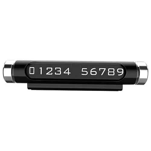 Produktbild: ibasenice 1Stk Nummernschild parkscheibe sauthpark Auto- Metallschilder temporäre Parkkarte für Autos versteckte temporäre Parkkarte scheinen das Schild Wagen Telefonnummer