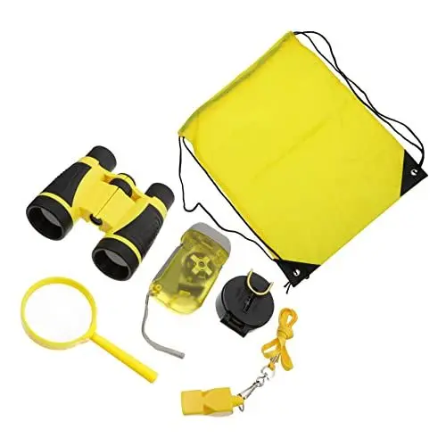 Produktbild: ibasenice 1 Kinder Abenteuerspielzeug Fangspielzeug Outdoor Kompass Kinderpfeife Mini Fernglas Kinder Schmetterlingsfänger Set Kinder Entdecker Ausrüstung Fänger Spielzeug