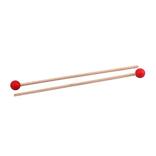 Produktbild: ibasenice 1 Paar Trommelstock Mit Holzspitze Schlagzeugstöcke Glockenspiel Trommelstock Glockenschlägel Gummi Jass-trommel Xylophonschlägel 5a Hölzerne Trommel Musik Bambus