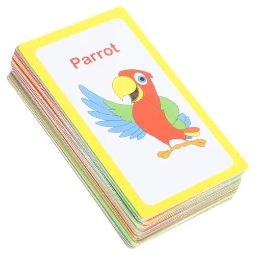 Produktbild: ibasenice 1 Satz Karteikarten Zur Früherziehung Lernkarten Englisch Spielkarten Für Kinder Lernspiele Für Den Kindergarten Alphabet-Karte Bildungskarten Kognitives Kinderspielzeug Papier