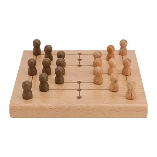 Produktbild: ibasenice 1 Satz Neun Sterne Renju Interaktive Familienspiele Schachspiel Lernspielzeug Dame Brettspiel Spielzeug Schachbrettspiel Für Kinder Tischkampfspielzeug Reisen Tasche Hölzern China