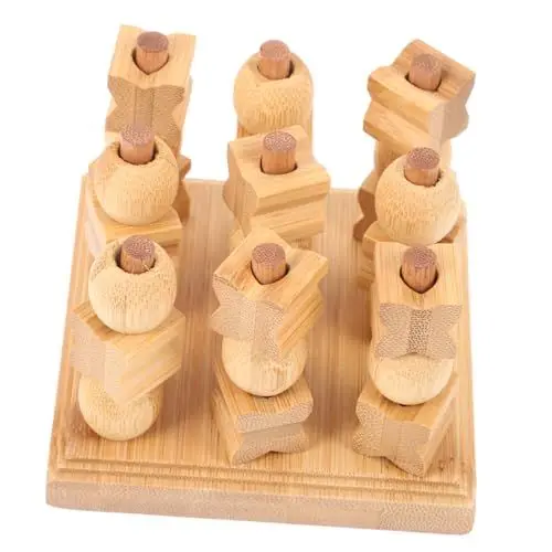 Produktbild: ibasenice 1 Satz Schwerkraft Verbindet Vier Toe Spielen TOC Familienbrettspiele Schachstrategie-denkspielzeug Kinder-Kits Interaktives Familienspiel Hölzern 3D Holz Haushalt