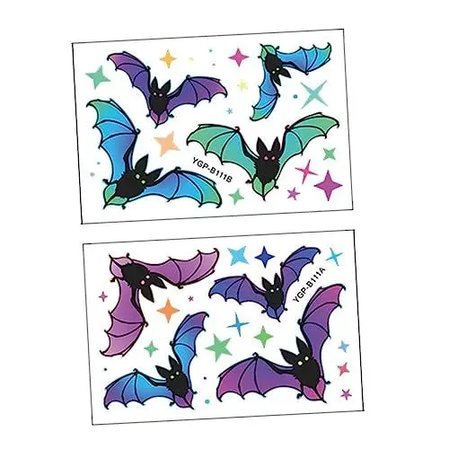Produktbild: ibasenice Halloween-themen- -aufkleber Bat Decals Room Decor Pvc-material