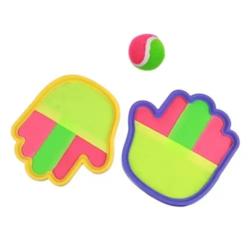Produktbild: ibasenice 1 Satz Wirf den Ball Paddelfangwurf Wurfspielzeug Self-Stick-Paddle-Spiel Kinder sicherheitsleine für Kinder funnytoys interaktives Spielzeug Wurf- und Fangspiel Plastik