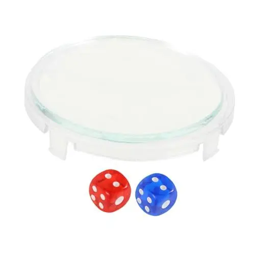 Produktbild: ibasenice 1 Satz Zubehör für Mahjong-Maschinen Würfelbecher Mahjong-Würfel automatische Mahjong-Maschine Würfelfach Spiel Maschinenzubehör Schutzhülle Schutzzubehör Abdeckzubehör Plastik