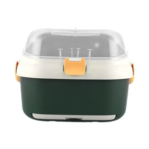 Produktbild: ibasenice 1stk Aufbewahrungsbox Für Babyflaschen Gestell Für Pumpenteile Tasse Abtropfgestell Pflegekorb Abtropfgestell Aus Stahlkugel Reise-wäscheständer Muttermilch Pp Reisen Flaschenregal