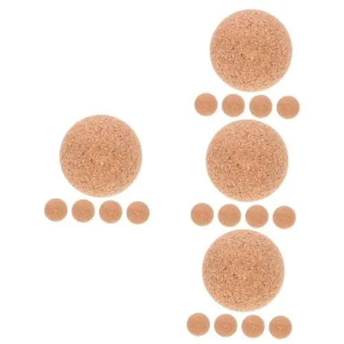 Produktbild: ibasenice 20 Stück Tischfußballzubehör Tischfußball Holzbälle Tragbare Holzbälle Mini Kickertisch Tischkickerbälle Ersatz Holzkicker Tragbare Mini Bälle Tischfußballspiel