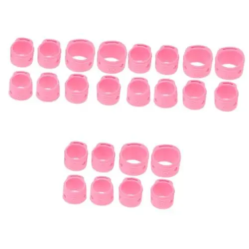 Produktbild: ibasenice 24 Stk Guzheng-Nägel Guzheng-Nagelabdeckungen große Latexhandschuhe Kindergitarre Handschuhe für Kinder Guzheng atmungsaktiver Nagelschutz Guzheng Nagelschutz Emulsion Schiene Band