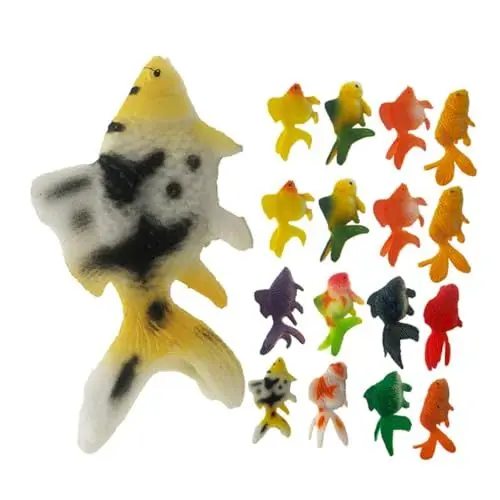 Produktbild: ibasenice 24 Stück Künstlicher Modellfisch Spielzeug Mini Fisch Künstlicher Aquariumfisch Figur Sammlerfiguren Puppenhaus Tierfiguren