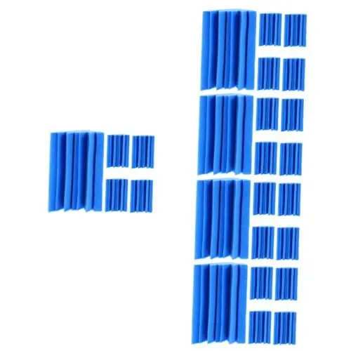 Produktbild: ibasenice 25 STK Schallabsorbierende Baumwolle Akustische Schwammplatten Keil Akustikplatten Geräuschunterdrückende Wandpaneele Schallschutzplatten Aus Schaumstoff Polyurethan Blue