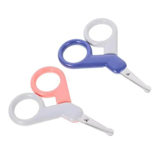 Produktbild: ibasenice 2St Nagelschere Baby-Sicherheitsset Baby-Nagelschneider baby nageltrimmer knirpsi nageltrimmer baby Kinderschere Nagelknipser Nagelmaniküreschneider Rostfreier Stahl Werkzeug ABS