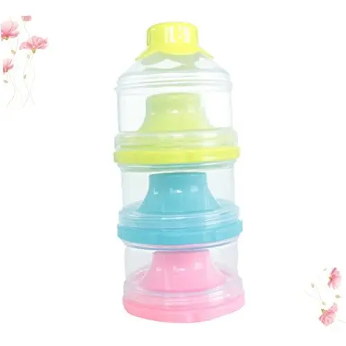 Produktbild: ibasenice 2St Snackbehälter sachen für kinder Nüsse fruit süsichkeit Milchbehälter komfortabel Essenslager Vorratsbehälter Verpackungsbehälter tragbar milchpulver box Snackbox Container Baby