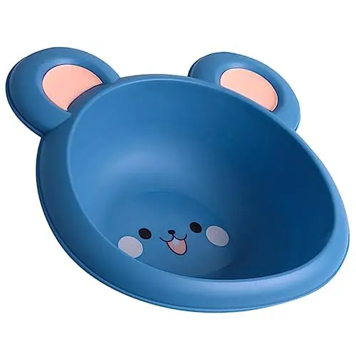 Produktbild: ibasenice 2 Stücke Becken Cartoon Muster Kinder Badewanne-skid Fuß Becken Sicher Kunststoff Infant Gesicht Badewanne