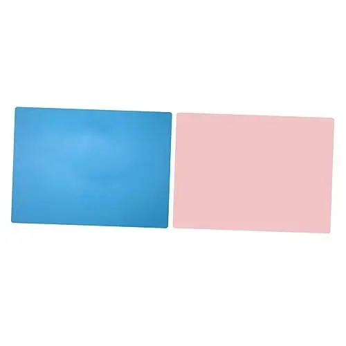 Produktbild: ibasenice 2St tischset Kinder schreibtischunterlagen für Kinder Kindergeschirr Untersetzer Babyzubehör waschbar Haustier Tischset Tischsets Silikonmatte Baby-Essmatte Schublade Silikon-Pad