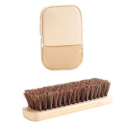 Produktbild: ibasenice 2-Teiliges Lederpflegeset Fäustlinge Kinder-Ledersofa Wartungswerkzeuge Reinigungswerkzeug Plüschhandschuh Und Lederpflegeset Reinigungsbürste Auto-Set
