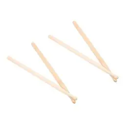Produktbild: ibasenice 2 Paar Kindertrommelstöcke Stöcke für die Bassdrum Rhythmus-Sticks Tenor-Trommelstöcke Marschtrommel Trommelstock aus Holz Holzkeule Bühnenkeule kurz Schlagzeug Ahorn