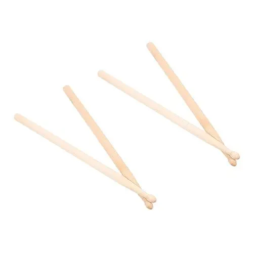 Produktbild: ibasenice 2 Paar Kindertrommelstöcke Stöcke für die Bassdrum Rhythmus-Sticks Tenor-Trommelstöcke Marschtrommel Trommelstock aus Holz Holzkeule Bühnenkeule kurz Schlagzeug Ahorn