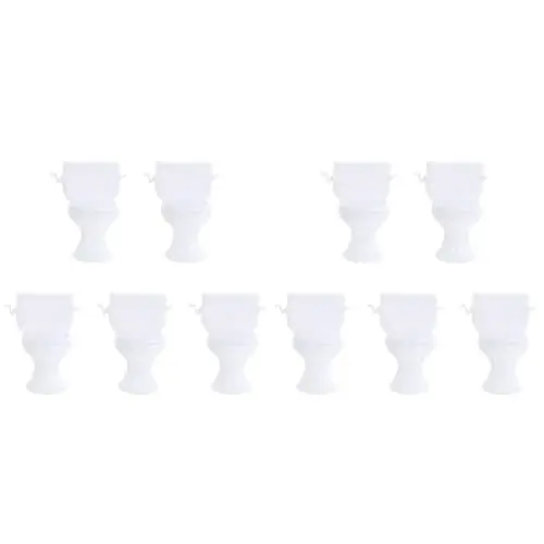 Produktbild: ibasenice 2 Sets Puppenhaus Badezimmer Set Simulation Mini Möbel Set Badezimmer Ornamente Miniatur Badezimmer Requisite Spielzeug Toilette Baby Toilette Spielzeug