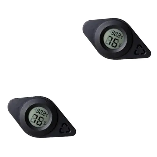 Produktbild: ibasenice 2 Stücke 3 1 Gitarre Hygrometer Luftbefeuchter Kit Schallloch Befeuchter Für Akustikgitarre Und Ukulele Einfach Zu Bedienen
