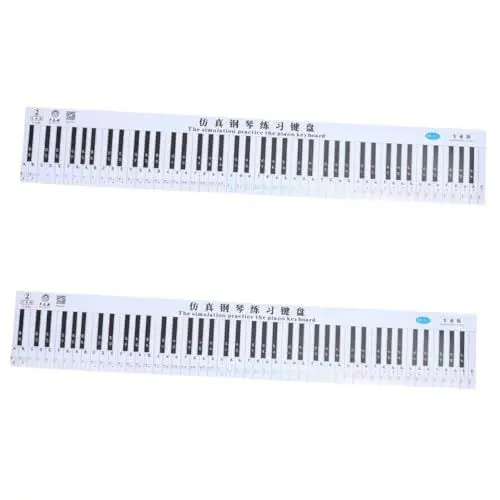 Produktbild: ibasenice 2 Stück 88 Klaviertastatur-wandtafel Klaviernotentabelle 88 Tasten 88 Schlüsselsimulationspapier Klaviertastatur Übungspapier Handgepäck-faltklavier Mit 88 Tasten Digitalpianos Pvc