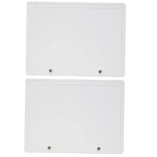 Produktbild: ibasenice 2stücke Magnetische Kartenhüllen Fächer Karten-displays Für Sportkarten Transparentes Schutzetui Für Sammlerkarten Für Baseball Und Spielkarten