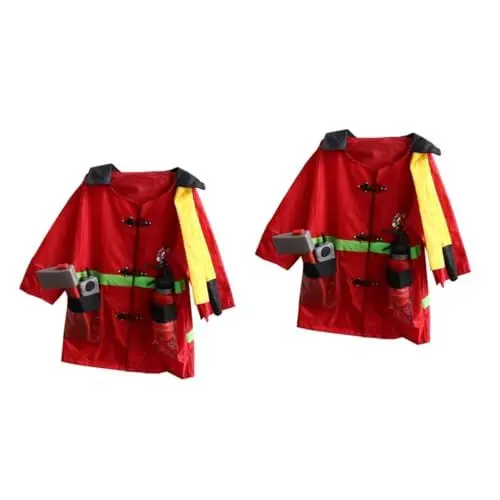 Produktbild: ibasenice 2st Halloween Eine Generation Von Feuerwehranzügen Party-requisiten Partyzubehör Party Liefert Feuerwehranzüge Bekleidung Kind Krankenschwester Anzug Cosplay
