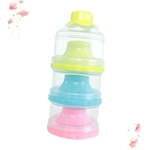 Produktbild: ibasenice 2st Milchspender Das Handliche Reiseformelspender Komfortabel Container Formelpulver Behälter Für Milchpulver Aufbewahrung Von Süßigkeiten Thehandy Essenslager Baby Snack Lagertank