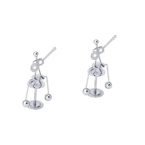 Produktbild: ibasenice 2st Ständige Bewegung Wissenschaft Wohnkultur Swing-Balance-Spielzeug Perpetuum Mobile Maschinen Perpetuum-Motion-gerät Kunst Asteroid Ausgleichen Stressabbauer Balance-Ball