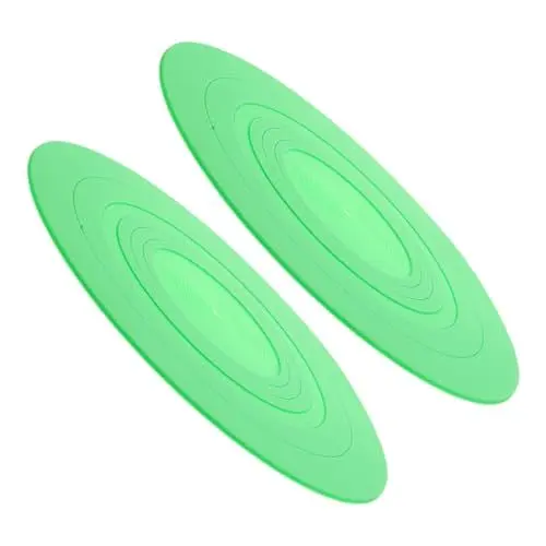 Produktbild: ibasenice 2 Stück Schallplattenspielermatte Silikon-plattenspieler-slipmat - -statisches Pad Für Plattenspieler-zubehör