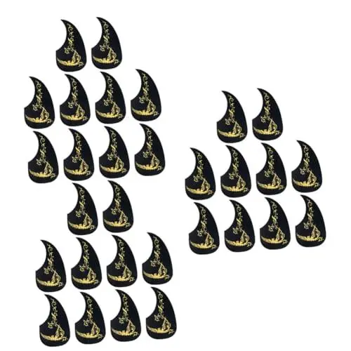 Produktbild: ibasenice 30 Stk Gitarren-Schlagbrett Aufkleber für Schlagschutz Gitarrenparts Plektrum Schlagbrett für Akustikgitarre Gitarren-Aufkleber Wassertropfen wählen Material Schutzplatte PVC