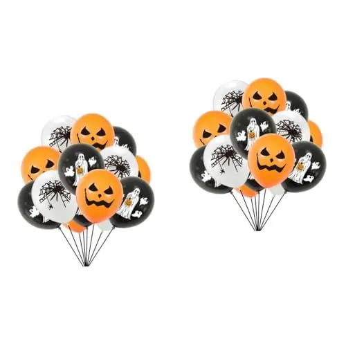 Produktbild: ibasenice 30 Stk Kürbis-Spinnen-Ballon Halloween-Partydekoration Halloween-Requisiten halloween luftballons halloween ballons Halloween-Latexballons Halloween-Festival-Ballons Emulsion