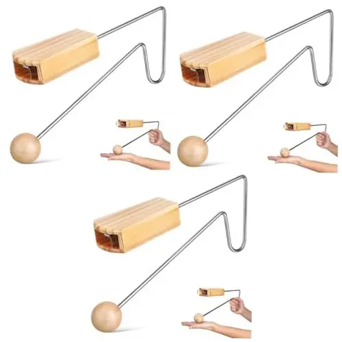 Produktbild: ibasenice 3St Vibrationsschockinstrument musikinstrumente musik instrumente Schlaginstrument aus Holz Lateinisches Musikinstrument hölzern Schlagzeug Zubehör Vibrationsplatte Kind