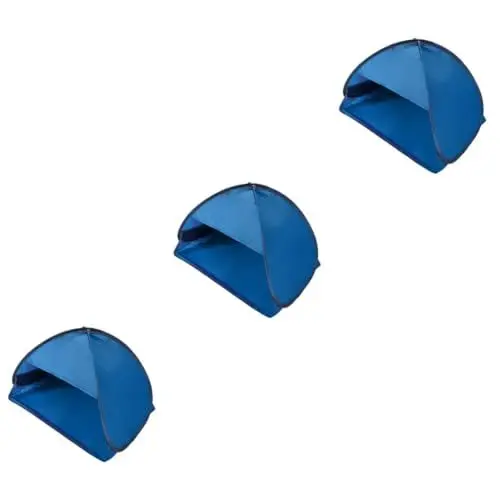 Produktbild: ibasenice 3St Zelt Family Tent namiot plażowy Beach Tent Sport Tent sonnenbrecher Camping sonnenunterstände Strandhütte Rucksack zum Campen wanderrucksäcke Sonnenschutz auf Blue