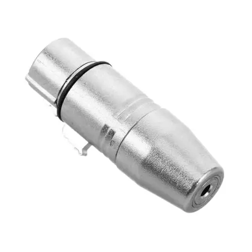 Produktbild: ibasenice Robuster 1/8-adapter 3-poliger Buchse-auf-buchse-audioanschluss Für Mikrofone Mischpulte Und Verstärker