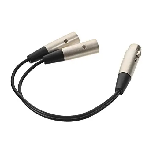 Produktbild: ibasenice 3-poliges Mikrofonkabel-splitter-lautsprecher-mikrofonkabel Elektronisches Drum-gitarren-zubehör