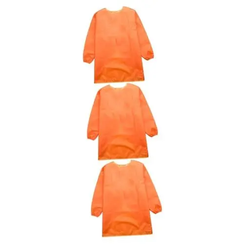 Produktbild: ibasenice 3st Kinderkünstlerschürzen Kinder Malen Kittel Künstlerschürzen Für Kinder Kinderschürze Mit Langen Ärmeln Einweganzug Für Kinder Kinder-overalls Wasserdicht Kleinkind Kleid
