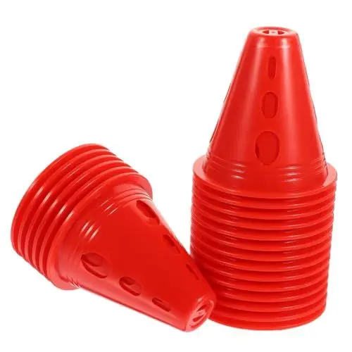 Produktbild: ibasenice Gym Training Cone Set 40 Stück Boden Bunt für Übungen und Hindernisparcours