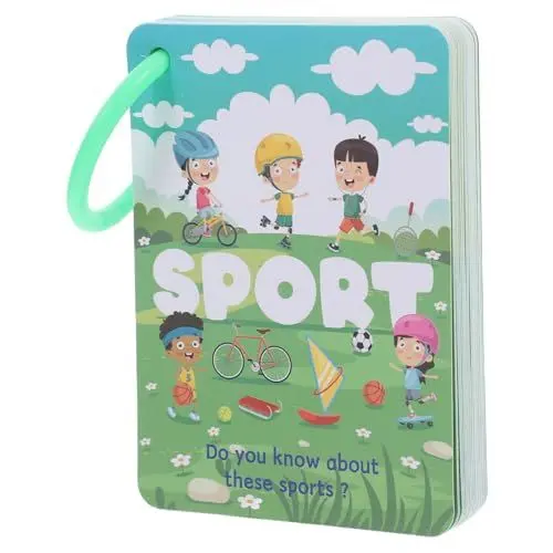 Produktbild: ibasenice 48st Früherziehungskarten Sport-lernkarten Für Lernkarten Zum Skateboarden Vokabelkarten Zum Thema Sport Sportpädagogische Karten Basketball-lernkarten Green Papier