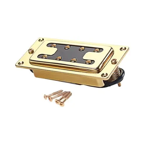 Produktbild: ibasenice Ersetzen Sie Ihre E-bass-gitarrenteile Gmb27 15 Mm 4-saiter-bass-mini-tonabnehmer