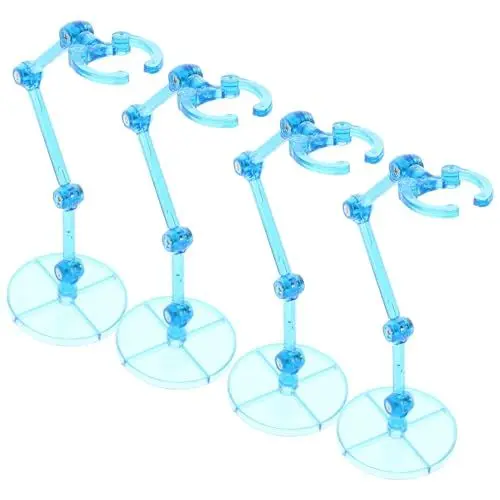 Produktbild: ibasenice Kunststoff Figur Display Stand Action Figur Display für Desktop Manuelle Unterstützung