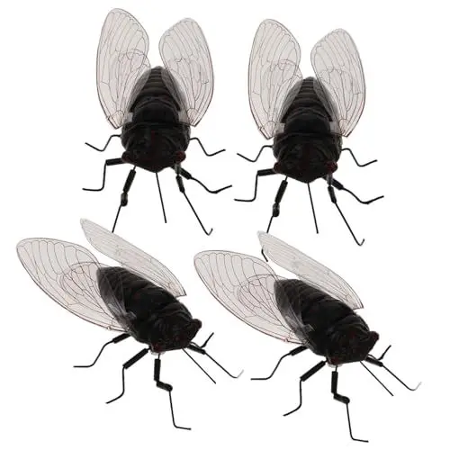 Produktbild: ibasenice Zikaden-spielfiguren-Set 4-teilig Simulation Gefälschte Insektenmodelle für Jungen und Mädchen