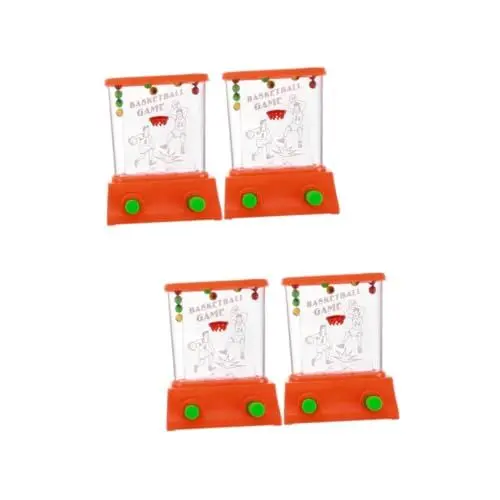 Produktbild: ibasenice 4 Stück Wasserflugzeug Wasserring-wurfspielzeug Handheld Mini-wasserringspiel Wasserring-Spielzeug Wasserring-wurfspielzeug Für Kinder Basketball Plastik Handlich Reisen