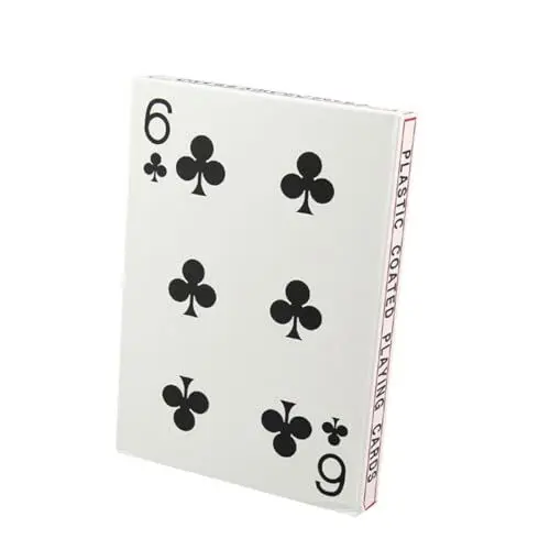 Produktbild: ibasenice Riesengröße – 4-mal So Groß Wie Normales Poker Perfekt Für Brettspiel-Poker Großes Pokerkartenset